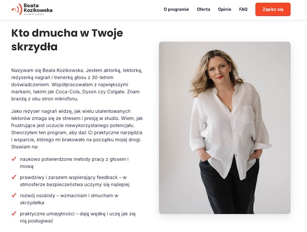 Strona Anny Barańskiej