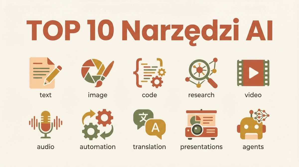 Najlepsze narzędzia AI dla firm 2026 - kompletny przewodnik